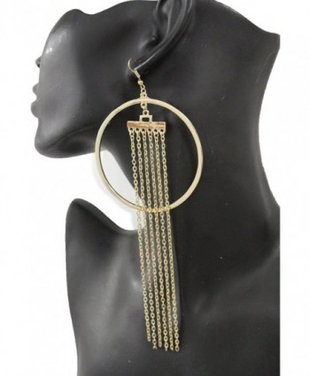 Women Fashion Earrings Chains Fringes in Women's Drop & Dangle Earrings