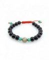 Tibetan Bracelet Carved Turquoise Meditation in Women's Strand Bracelets