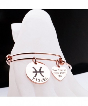 Zodiac Bracelet Constellation Jewelry Pisces in Women's Bangle Bracelets