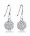 Merdia S925 Sterling Silver Snow White Crystal Drop Earrings / Necklaces / Jewelry Set - White - CR11EF4ZPLX