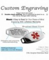 MyIDDr Custom Medical Bracelet Engraving