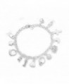 HMILYDYK New Multiple Pendant Women Fashion Jewellery 925 Sterling Silver plating Bracelet with Gift Bag - C112F9R992Z