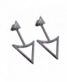 SusenstoneGreatmate Simple Geometric Exaggerated Big Diamond Pendant Earrings - CY11AS3G8TR