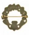 PinMarts Antique Bronze Claddagh Brooch in Women's Brooches & Pins