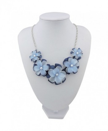 Statement Flower Necklace Acrylic NK 10241