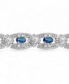 Bling Jewelry Simulated Sapphire Bracelet in Women's Tennis Bracelets
