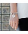 Louise Bracelet Silver Lobster Crystal in Women's Link Bracelets