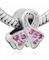 DemiJewelry Ribbon Breast Awareness Bracelet in Women's Charms & Charm Bracelets