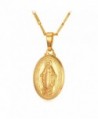 U7 Necklace Christian Jewelry Benedict - Gold - CF122JFVU09