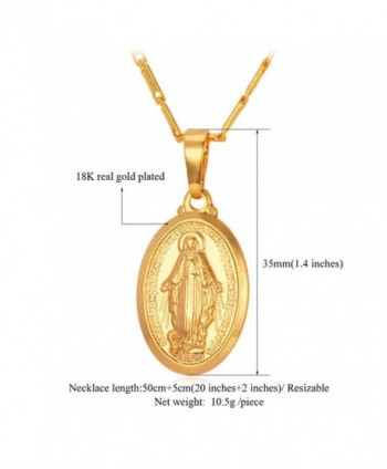 U7 Necklace Christian Jewelry Benedict in Women's Pendants