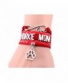 Infinity Love Yorkie Mom Bracelet - Red - CK183O38R47