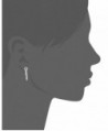 Womens Sterling Silver Clutchless Earrings