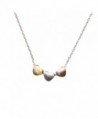 Handmade 3 Heart Necklace for Women Gold- Silver or Rose Gold | SPUNKYsoul Collection - CP1882WSZKL