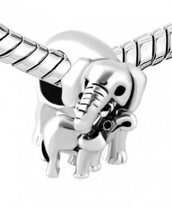 QueenCharms Elephant Charm Animal Bracelets
