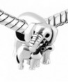 QueenCharms Elephant Charm Animal Bracelets