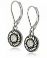 Napier "Well Suited" Silver-Tone Petite Drop Earrings - C811LWHP9ZD