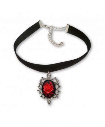 Gothic Velvet Choker Earrings Jewelry in Women's Jewelry Sets