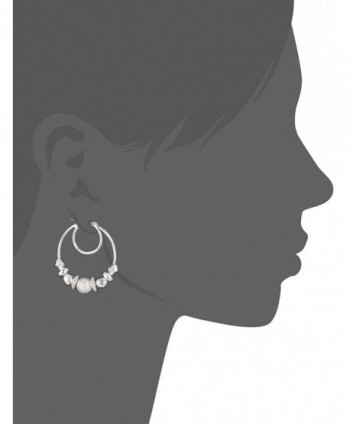 Nine West Classics Silver Tone Earrings