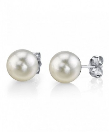 White Freshwater Cultured Pearl Stud Earrings - AAA Quality - CG11MFXDUX1
