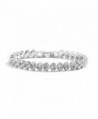 Mariell 6 3/8" CZ Wedding Bridal or Prom Tennis Bracelet - Petite Size- Perfect for Smaller Wrist. - CA123RGXZGV