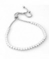 Adjustable Bridal Stretch Bracelet Stainless in Women's Link Bracelets