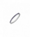 1.5mm Sterling Silver Stackable Purple Enameled Band - CQ118F4GLJJ
