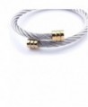 Titanium Twisted Inspiration Bracelet Gold Colored in Women's Tennis Bracelets