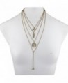 Lux Accessories Burnish Goldtone Necklace in Women's Pendants