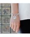 Classic Silver Crystal Bracelet Jewelry in Women's Link Bracelets