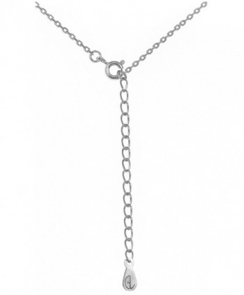 Silver Sideways PETITE Cross Pendant Necklace .925 Sterling Silver Religious Women's Charm Jewelry Box - CX11BL26U93