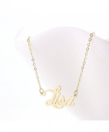 AOLO Personalized Necklace Necklaces Lisa in Women's Chain Necklaces