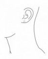 Yoga Symbol earrings Sterling Silver in Women's Stud Earrings