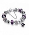 Mystiqs Handmade Bracelet Crystals Extender - Silver and Purple - CT189AO9RZT