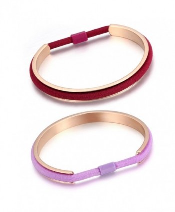 Zhenhui Stainless Bracelets Bangle Indent in Women's Cuff Bracelets