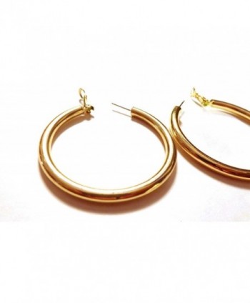 Gold Earrings Thick Hoops Hypo allergenic in Women's Hoop Earrings