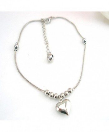 SusenstoneHeart shaped Pendant Dolphins Bracelet Jewelry