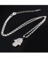 Platinum Pendant Necklace Zirconia Jewelry in Women's Pendants