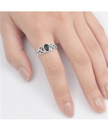 Simulated Solitaire Polished Sterling Silver