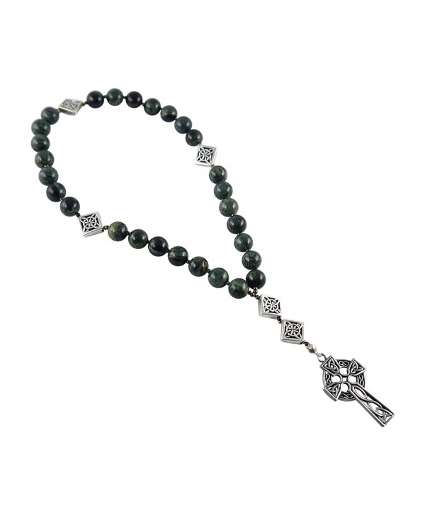 Anglican Rosary Beads- Kambaba Jasper- Celtic Cross- Prayer Bag- Instruction Booklet - C7183CS3ZDR