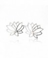 Sovats Flower Earring Sterling Rhodium - CB12GRQDVKN