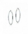 Sterling Silver Hammered Round Earrings