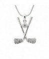 chelseachicNYC Crystal Necklace Silver Plated