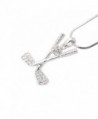 chelseachicNYC Crystal Necklace Silver Plated in Women's Pendants