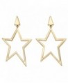 LILIE&WHITE Star Dangle Drop Earrings in Gold Plating Gift Idea For Women - CA17YLW7H8U