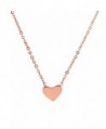 Lureme Minimal Retro Style Stainless Steel Simple Heart Pendant Necklace(01003214) - CA1280F08DR
