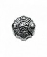 Zable Sterling Silver Fire Dept Shield Bead / Charm - CR113OOTL3X