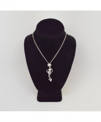 Holding Crystal Silver Pendant Necklace
