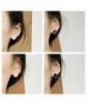 Jane Stone Colorful Earrings E0630 Black