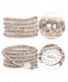 KELITCH Fashion Crystal Bracelet Leather in Women's Strand Bracelets