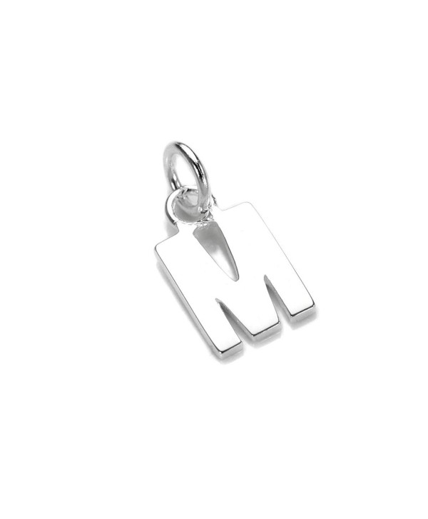 925 Real Sterling Silver Alphabet Letter Charm | Name Initial Charms | ABCs - CR11MCYHEIP